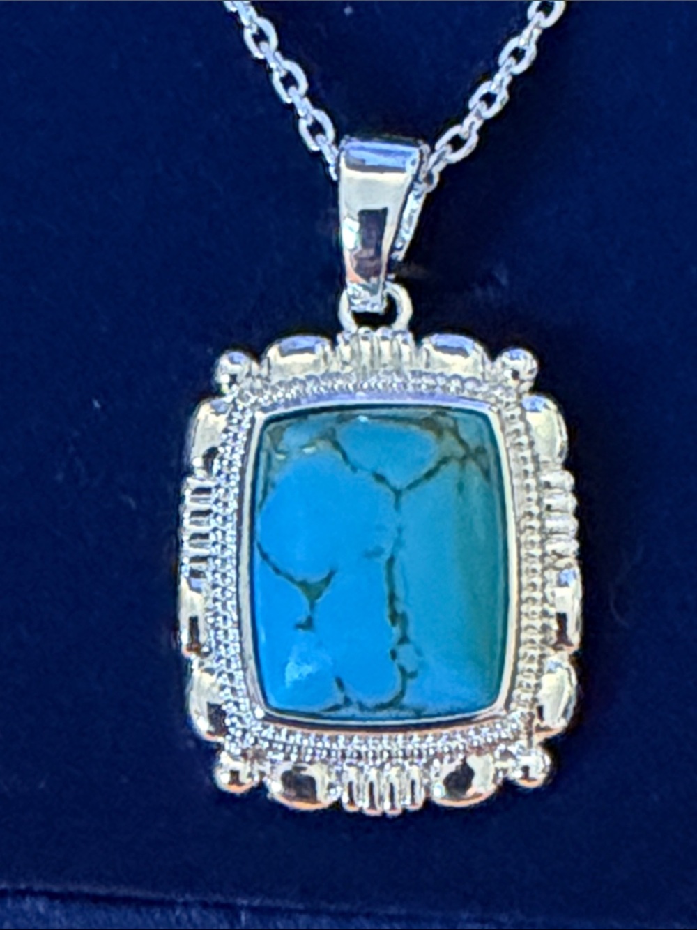 Montana Silversmith’s Turquoise Peace Necklace - Picture 5 of 9